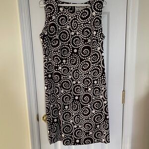 Ronni Nicole Black and White Spiral Dress
